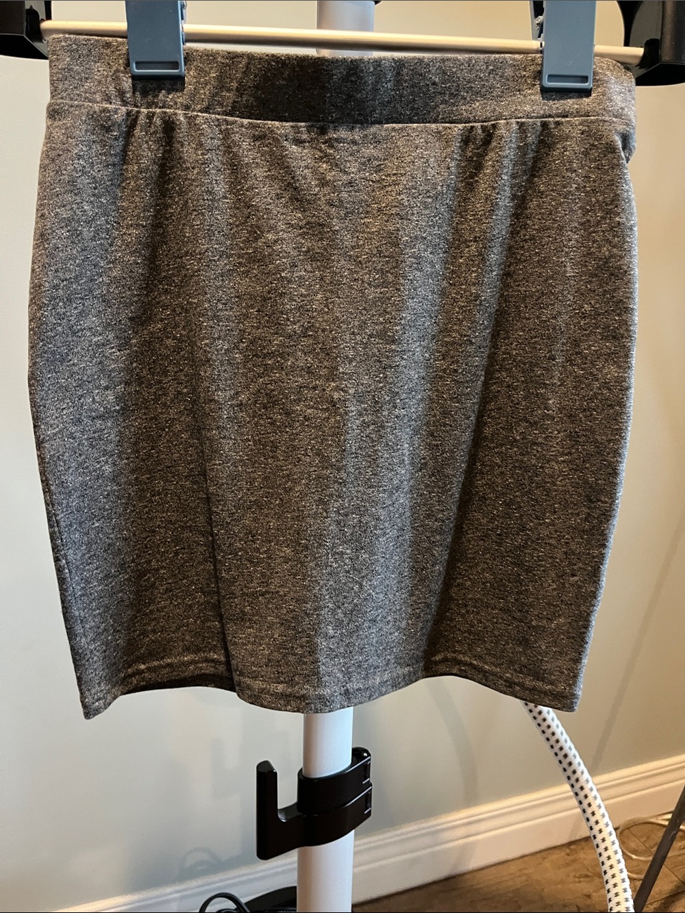 Divided Heather Gray Mini Skirt